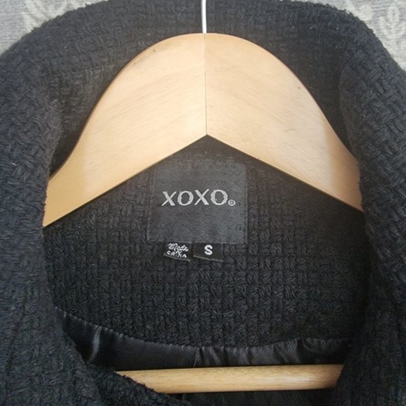 XOXO Fit and Flare Pea Coat Small - Picture 8 of 10